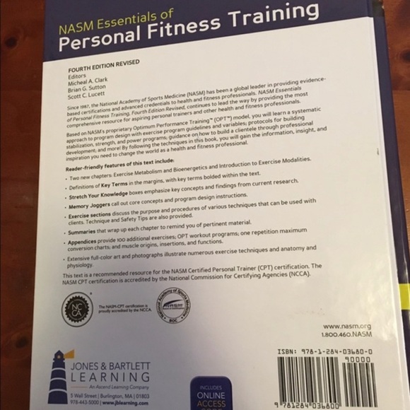 NASM - CPT Hardcover Book 4th edition NEW - Picture 2 of 2